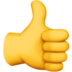 emoji thumbs up sign